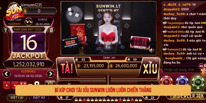 Bí kíp chơi tài xỉu SUNWIN luôn luôn chiến thắng