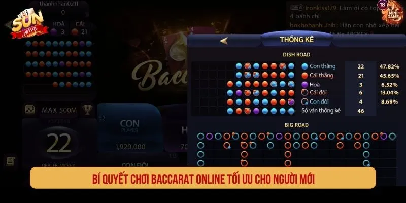 Bí quyết chơi baccarat online tối ưu cho người mới
