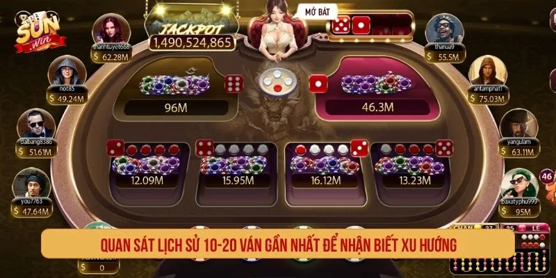 Xóc Đĩa Online SUNWIN Truyền Thống Đẳng Cấp Thưởng Lớn Quan sát lịch sử 10-20 ván gần nhất để nhận biết xu hướng