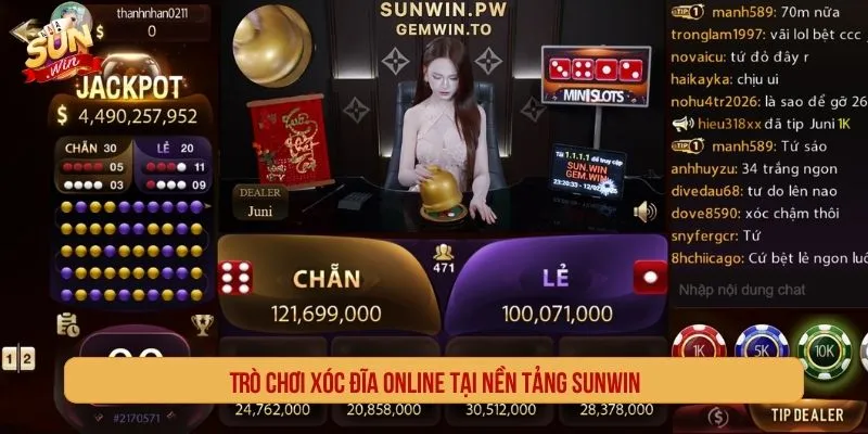 Xóc Đĩa Online SUNWIN Truyền Thống Đẳng Cấp Thưởng Lớn Trò chơi xóc đĩa online tại nền tảng SUNWIN