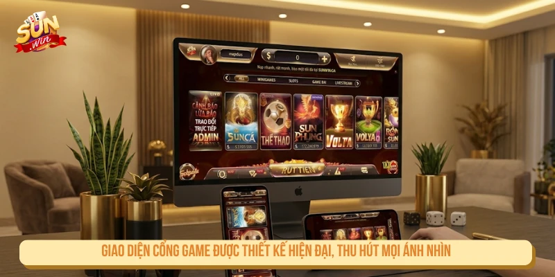 Sunwin ⭐ Tải Sunwin Mới Nhất – Link Sun Win Chính Thức 2026 Giao diện cổng game được thiết kế hiện đại, thu hút mọi ánh nhìn